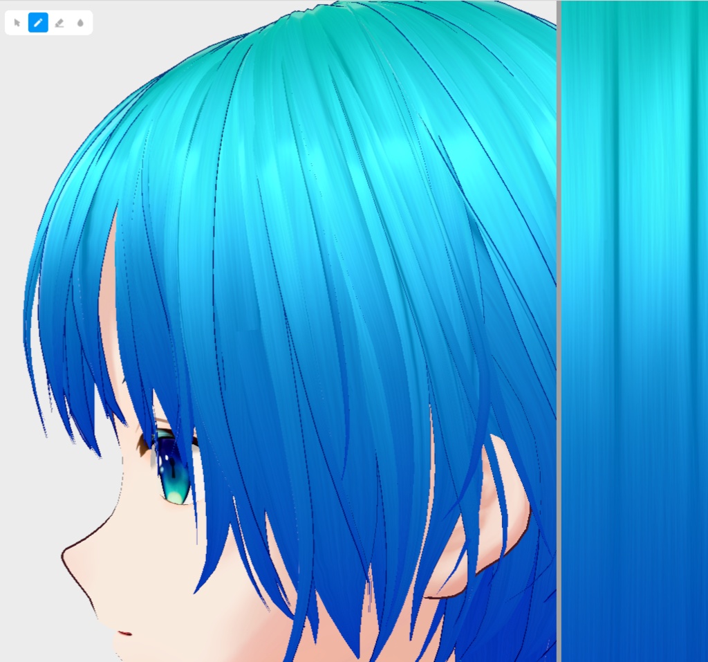 VRoid Hair Custom Item「Bird」