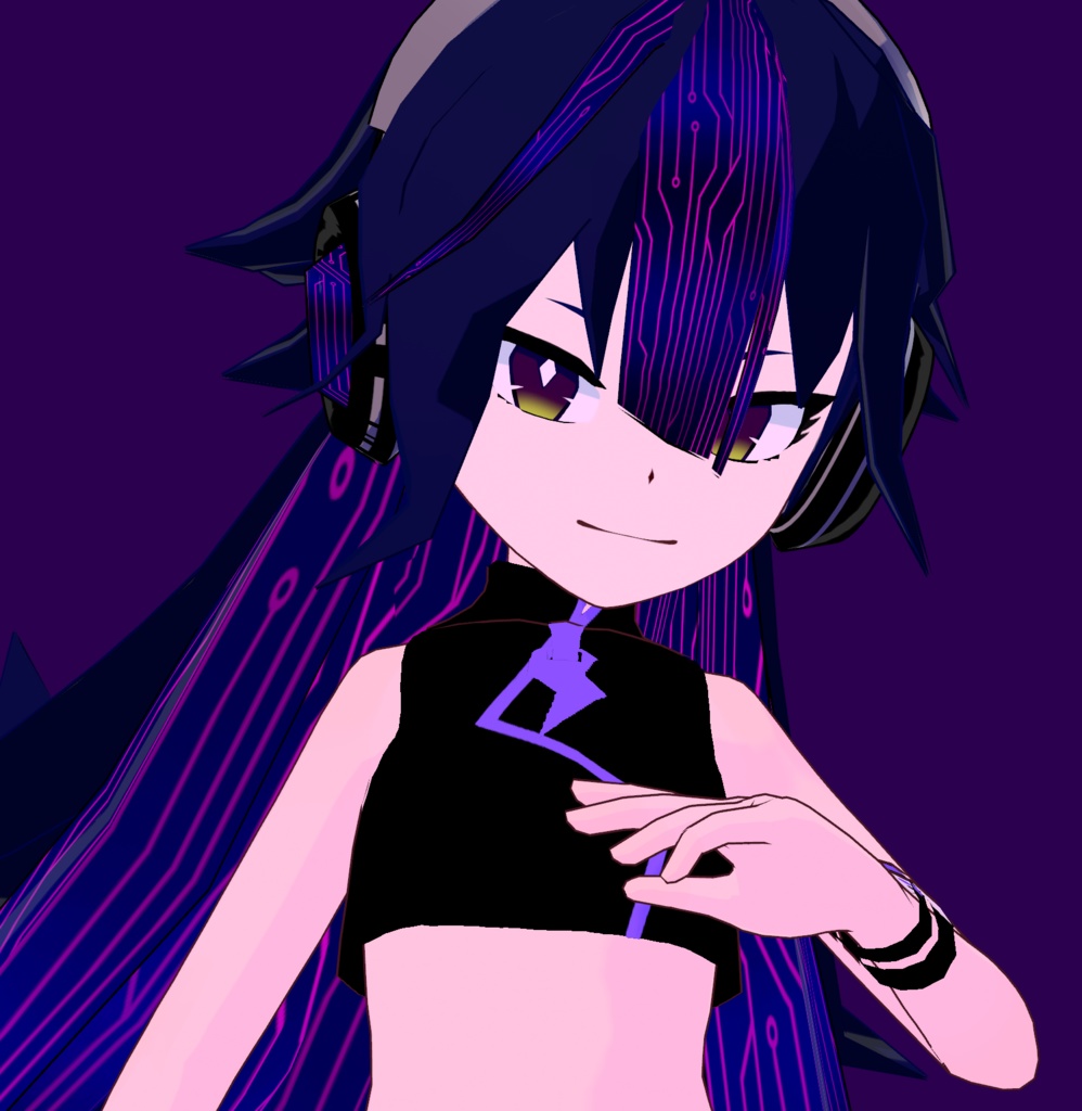 「FREE/無料配布あり」VRoid Hair Texture【Deep Toy】