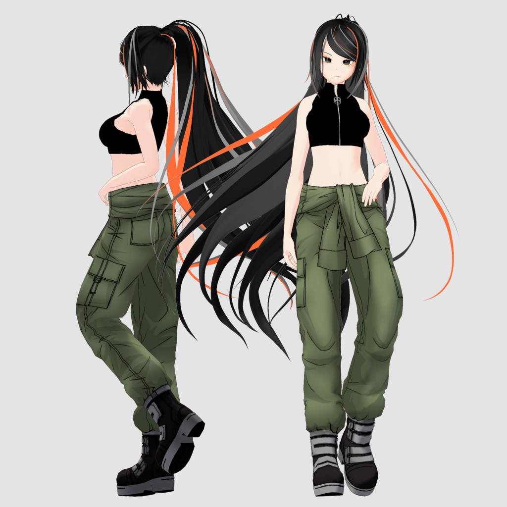 VRoid Outfit Custom Item「いつもの作業着/My Usual Workwear」