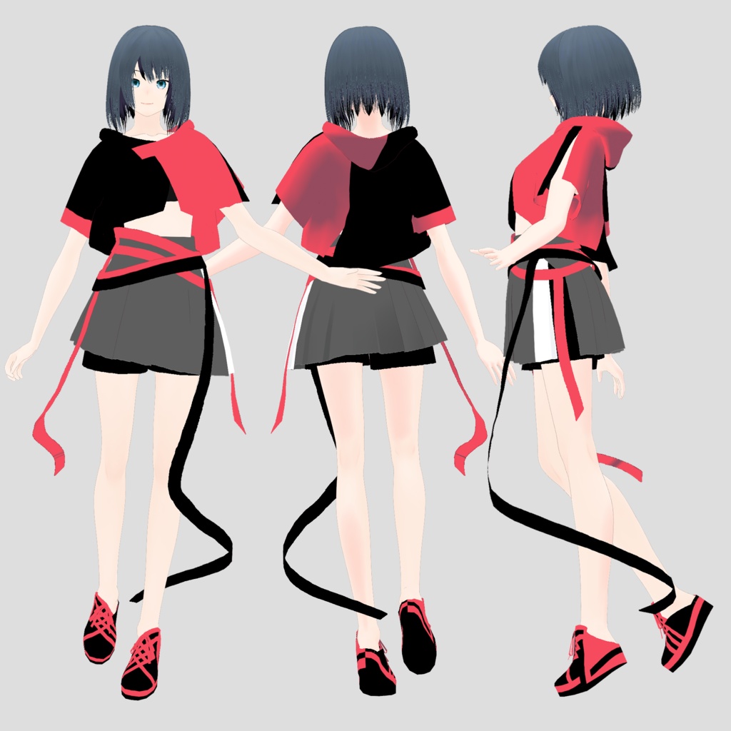 【outline works】11 VRM Model/Outfit Custom Items