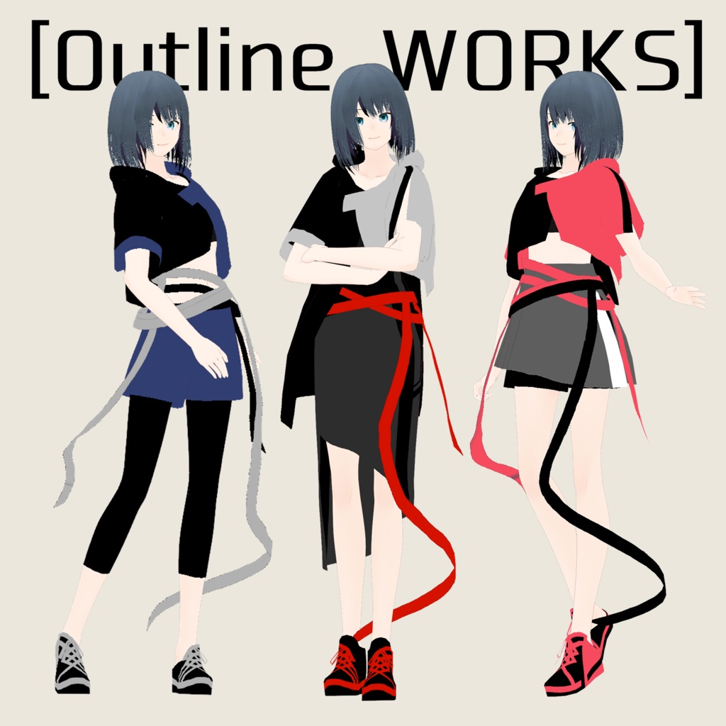 【outline works】11 VRM&カスタムアイテム