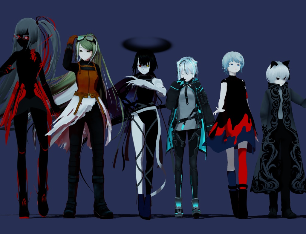 VRoid Custom Item 「チュウニアームズ/Chuuni Arms」