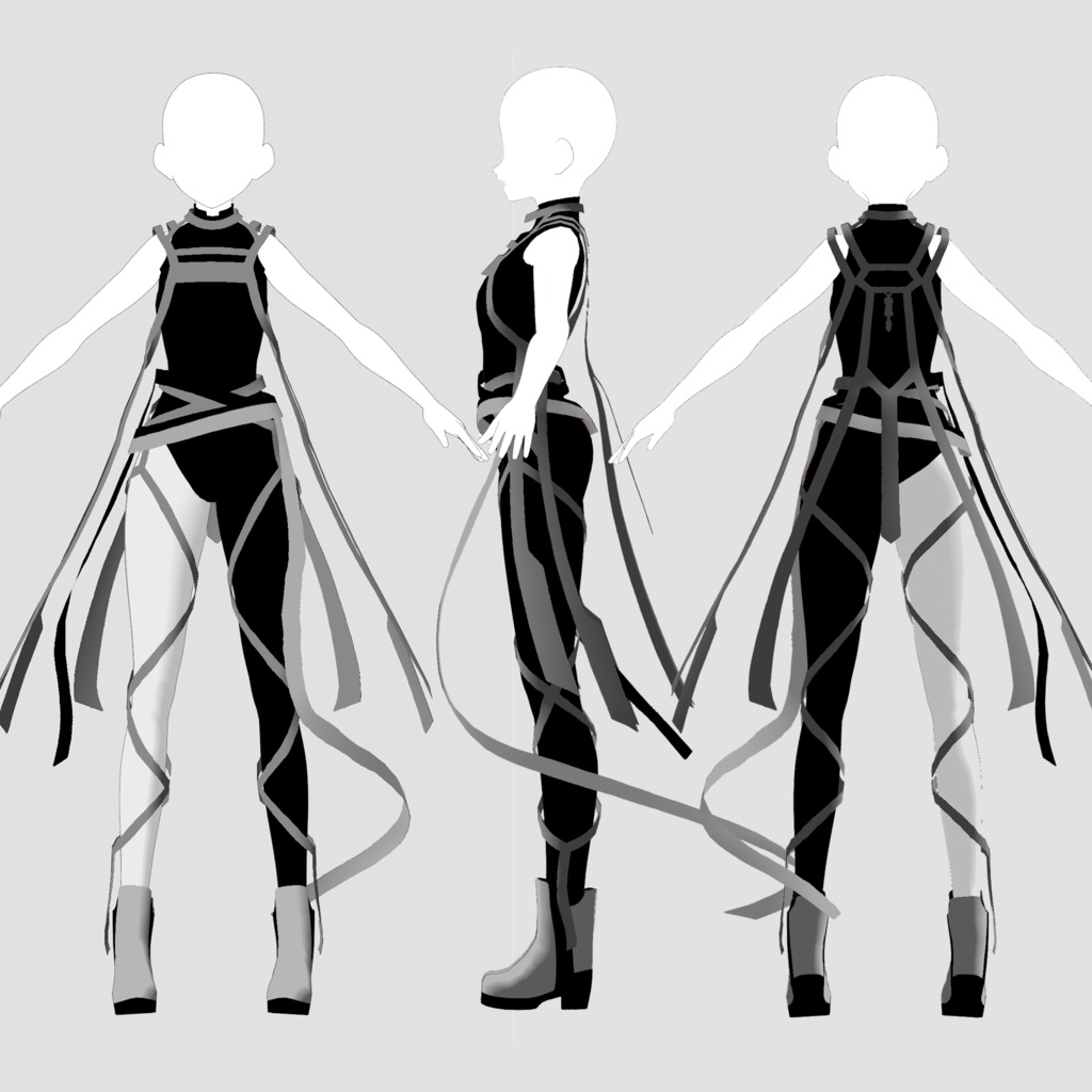 VRoid Custom Item 「Belts」