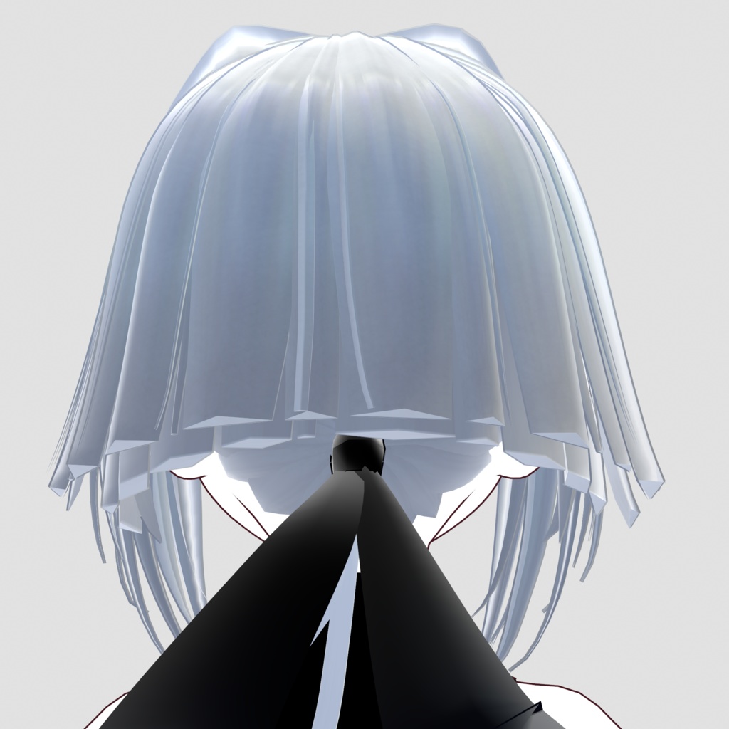 VRoid Hairstyle Custom Item「オブシディアン&ラブラドライト/Obsidian & Labradorite」