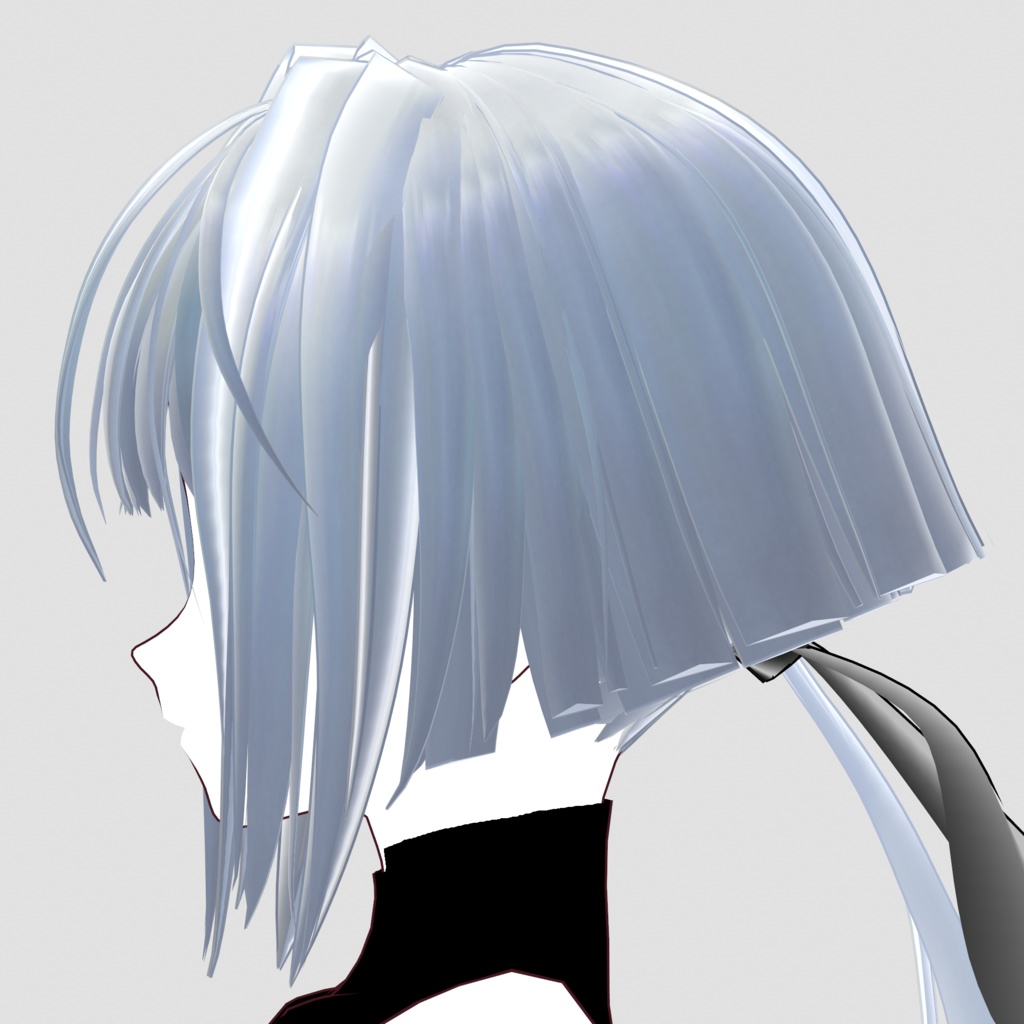 VRoid Hairstyle Custom Item「オブシディアン&ラブラドライト/Obsidian & Labradorite」