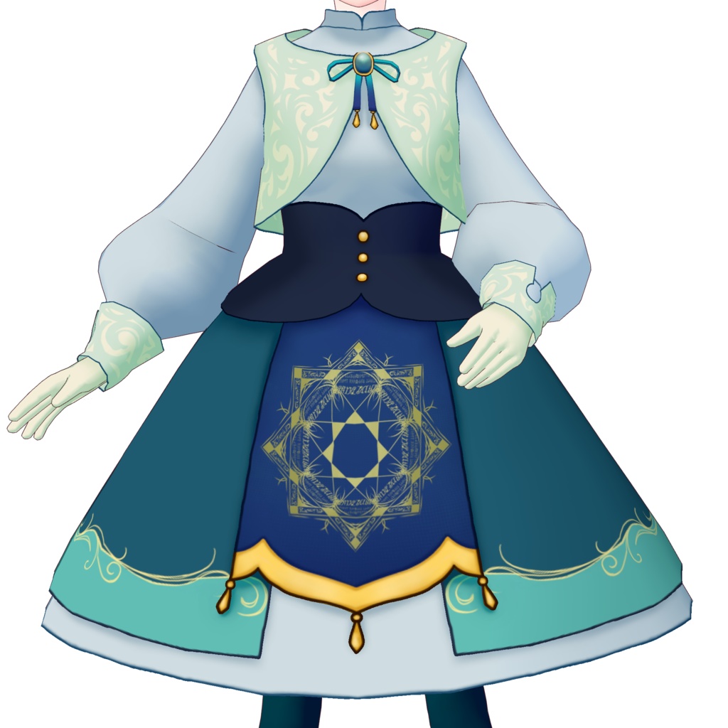 VRoid Custom Outfit「Little Alchemist」