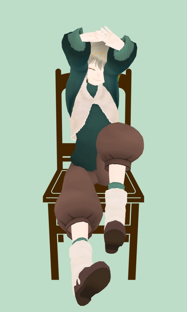 無料あり・VRoidポーズデータ Free Sample Included - VRoid Pose Collection【Pose Library Vol.04】