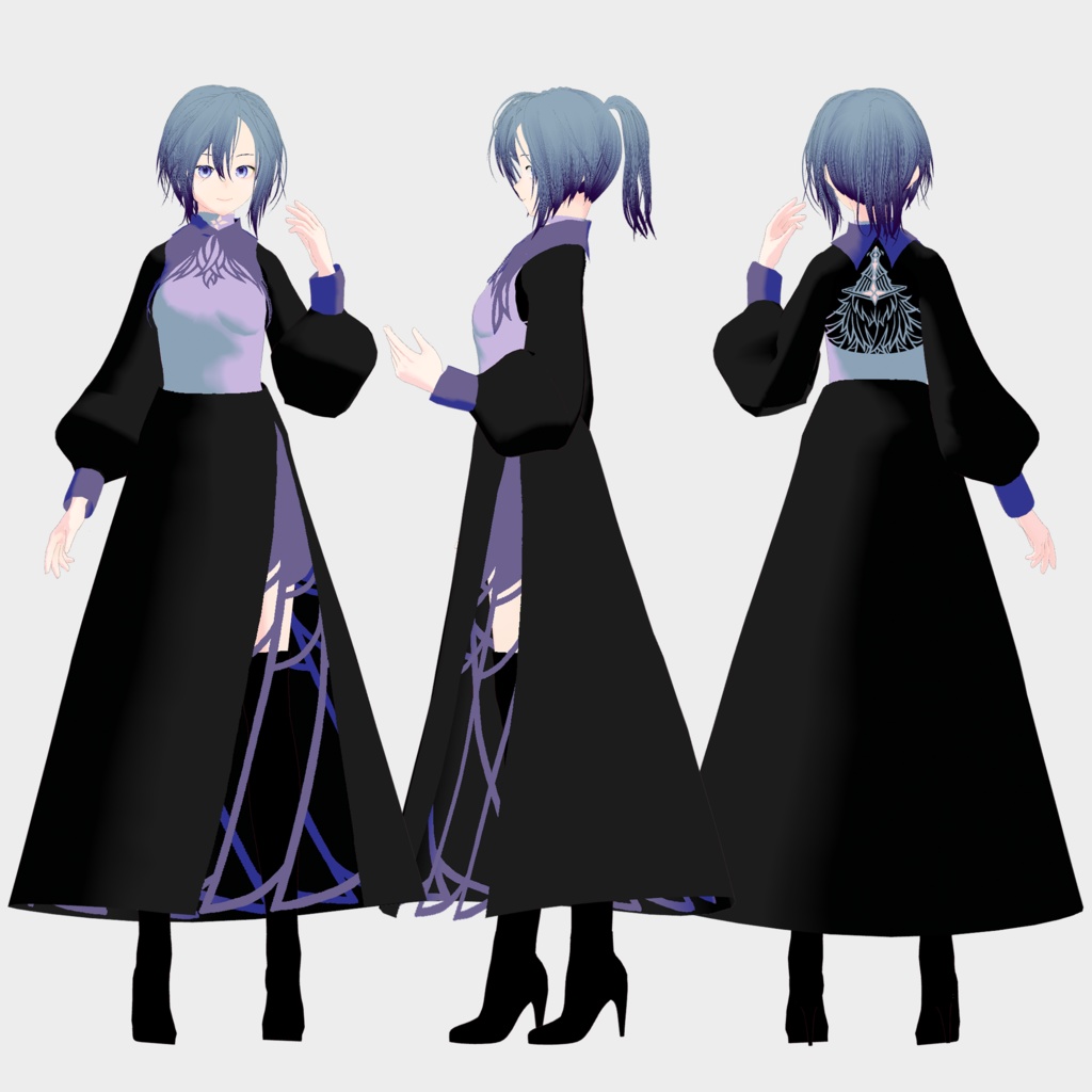 【outline works】12 VRM Model/Outfit Custom Items