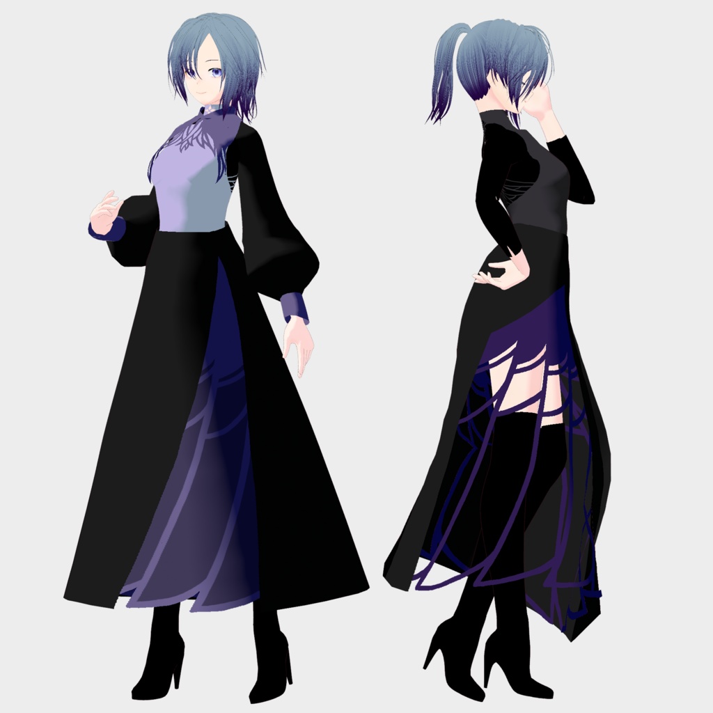 【outline works】12 VRM Model/Outfit Custom Items