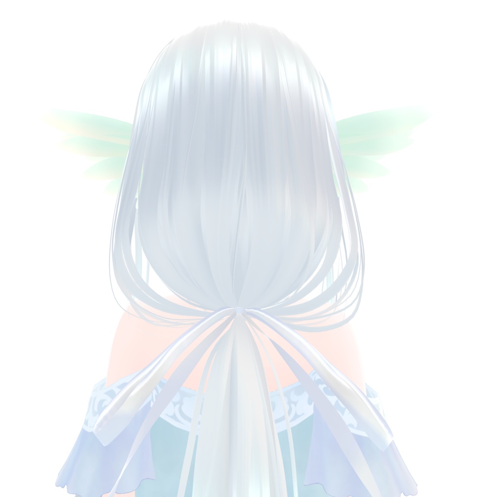 VRoid Hair & Texture「Silk」(羽耳付き有)