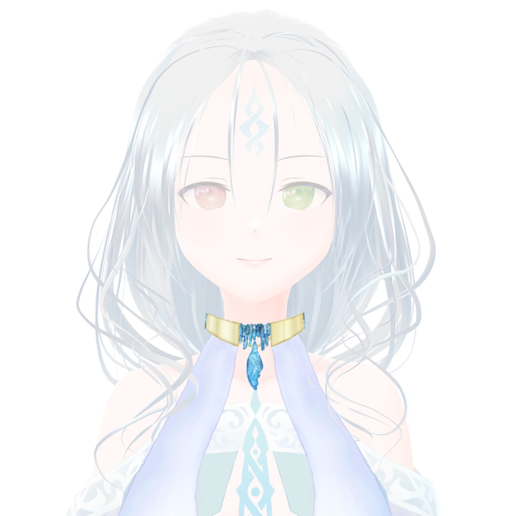 VRoid Hair & Texture「Silk」(羽耳付き有)