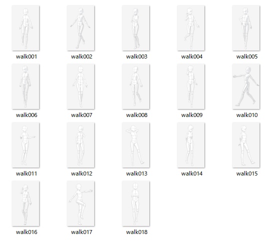 無料あり・VRoidポーズデータ Free Sample Included - VRoid Pose Collection【Pose Library Vol.05】