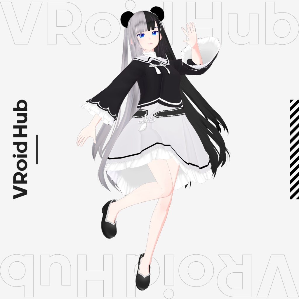 【無料配布/FREE】VRM撮影に便利なポーズ・アニメーションライブラリ(vrma/json)