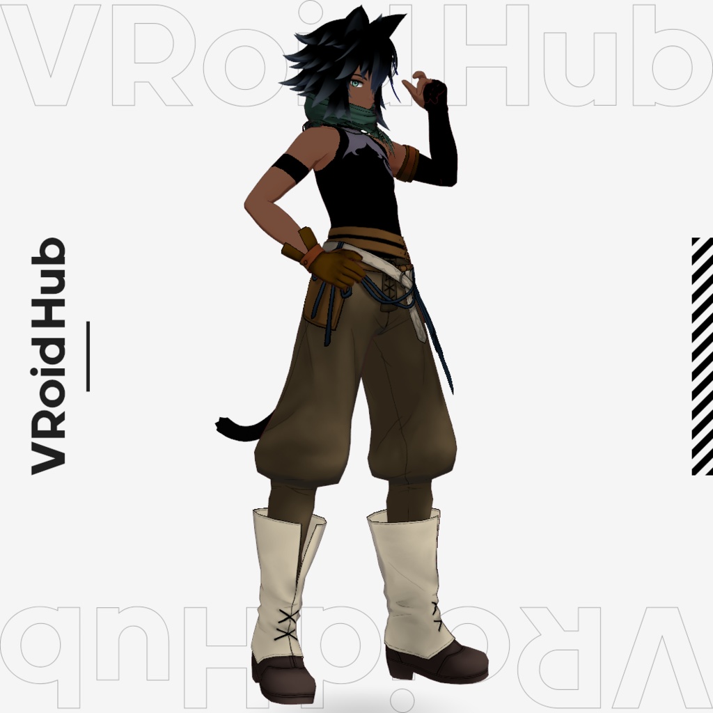 【無料配布/FREE】VRM撮影に便利なポーズ・アニメーションライブラリ(vrma/json)