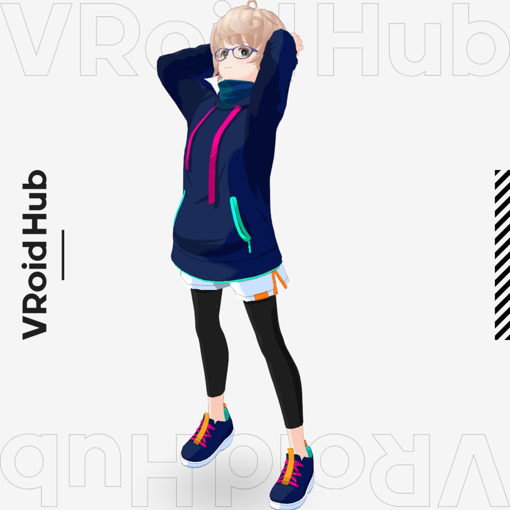 【無料配布/FREE】VRM撮影に便利なポーズ・アニメーションライブラリ(vrma/json)