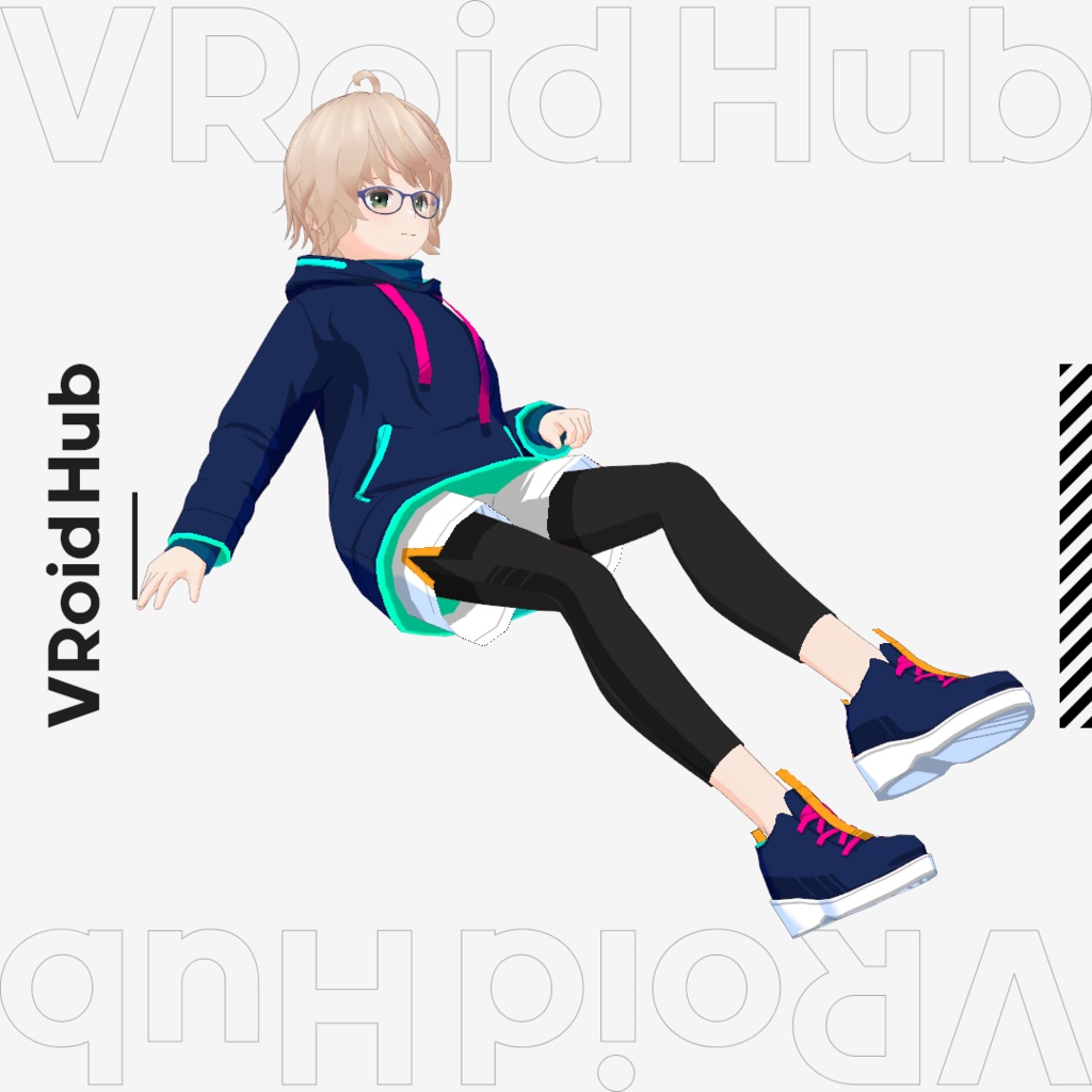 【無料配布/FREE】VRM撮影に便利なポーズ・アニメーションライブラリ(vrma/json)