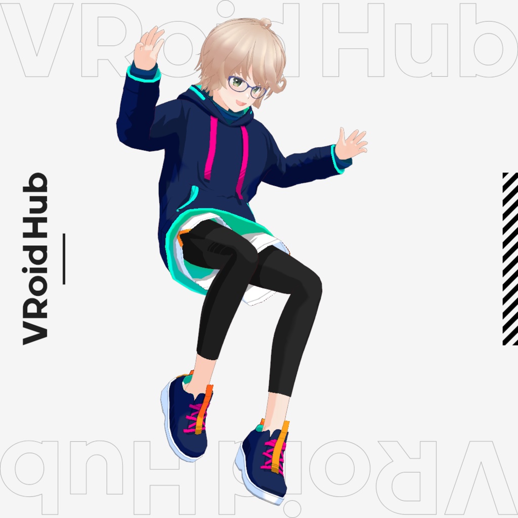 【無料配布/FREE】VRM撮影に便利なポーズ・アニメーションライブラリ(vrma/json)