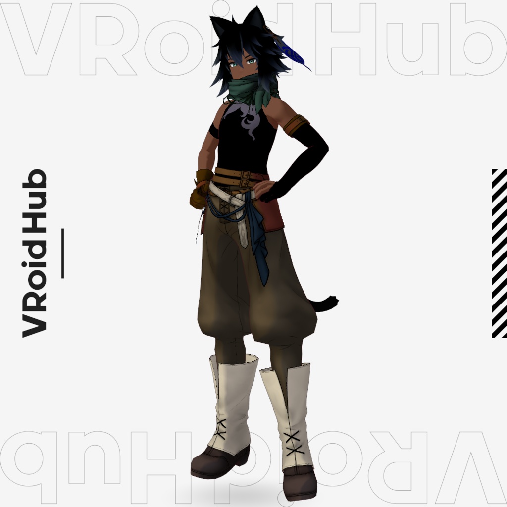 【無料配布/FREE】VRM撮影に便利なポーズ・アニメーションライブラリ(vrma/json)