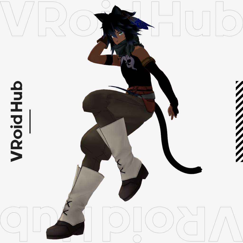 【無料配布/FREE】VRM撮影に便利なポーズ・アニメーションライブラリ(vrma/json)