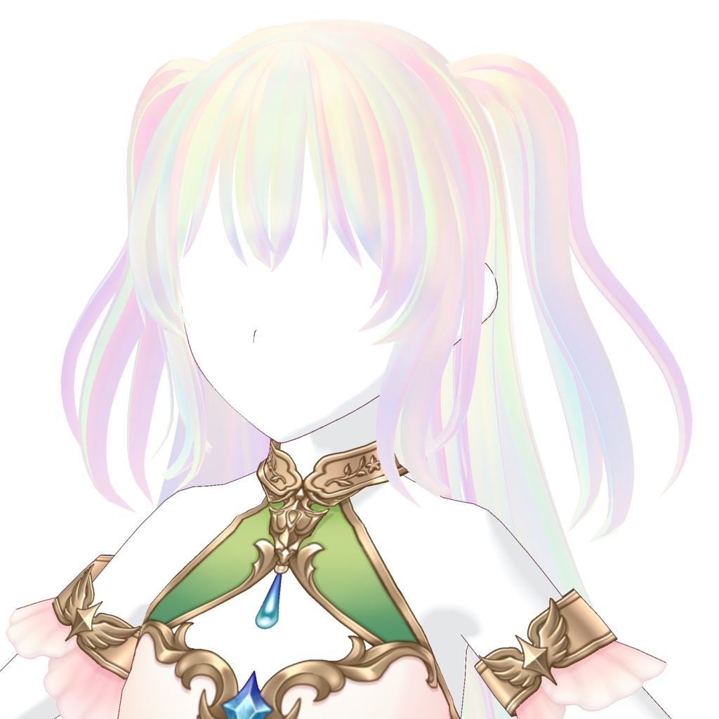 VRoid Hair Texture【Aurora Bloom/オーロラブルーム】