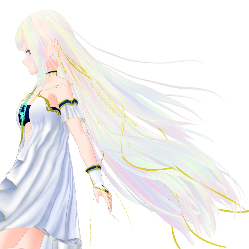 VRoid Hair Texture【Aurora Bloom/オーロラブルーム】