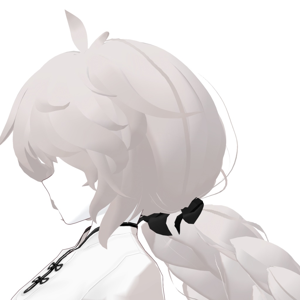 VRoid Hair Custom Item「Woolly Puff」