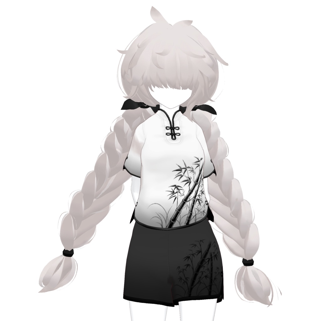 VRoid Hair Custom Item「Woolly Puff」