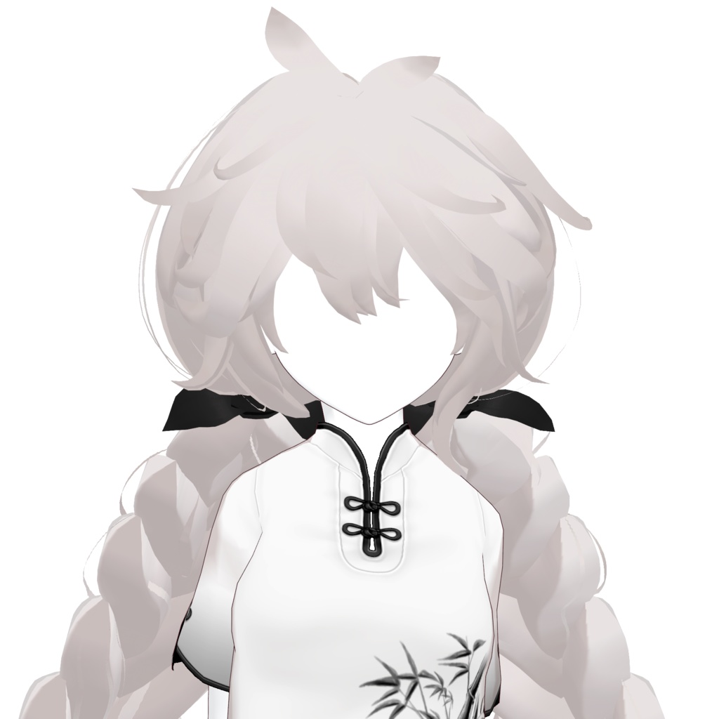 VRoid Hair Custom Item「Woolly Puff」