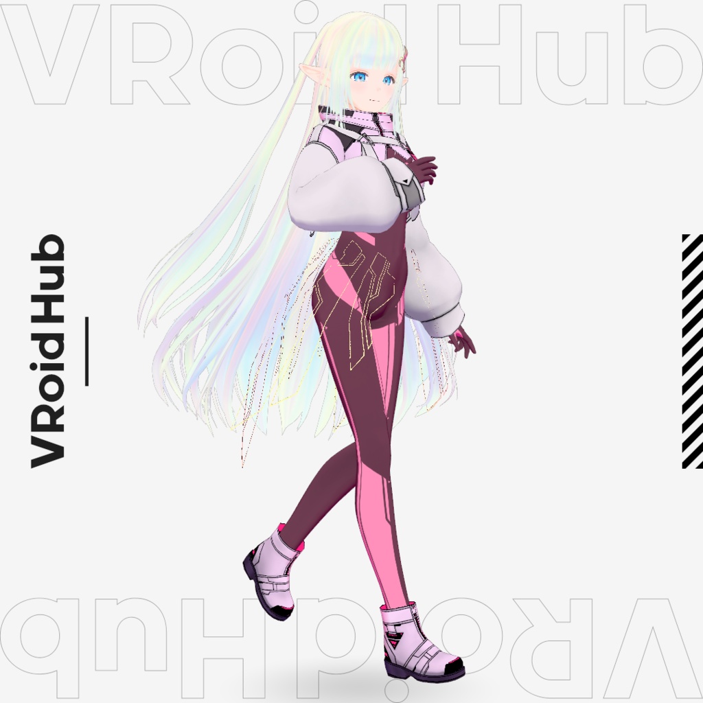 無料あり・便利なポーズライブラリ01・02(json/anim/vrma)cool and edgy/cute and feminine