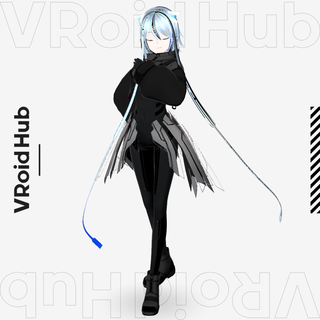 無料あり・便利なポーズライブラリ01・02(json/anim/vrma)cool and edgy/cute and feminine