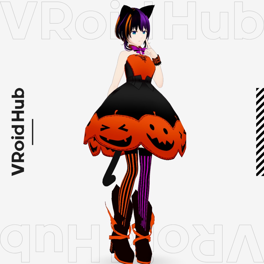 無料あり・便利なポーズライブラリ01・02(json/anim/vrma)cool and edgy/cute and feminine