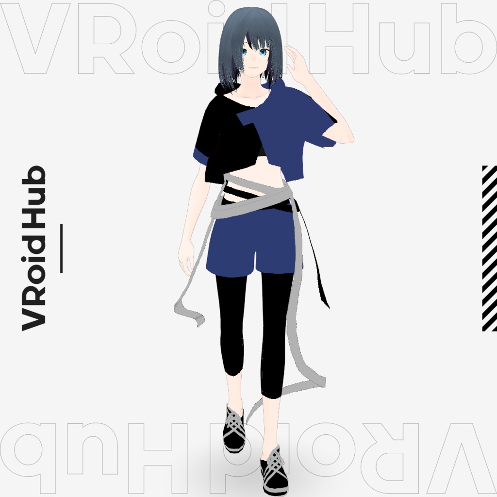 無料あり・便利なポーズライブラリ01・02(json/anim/vrma)cool and edgy/cute and feminine