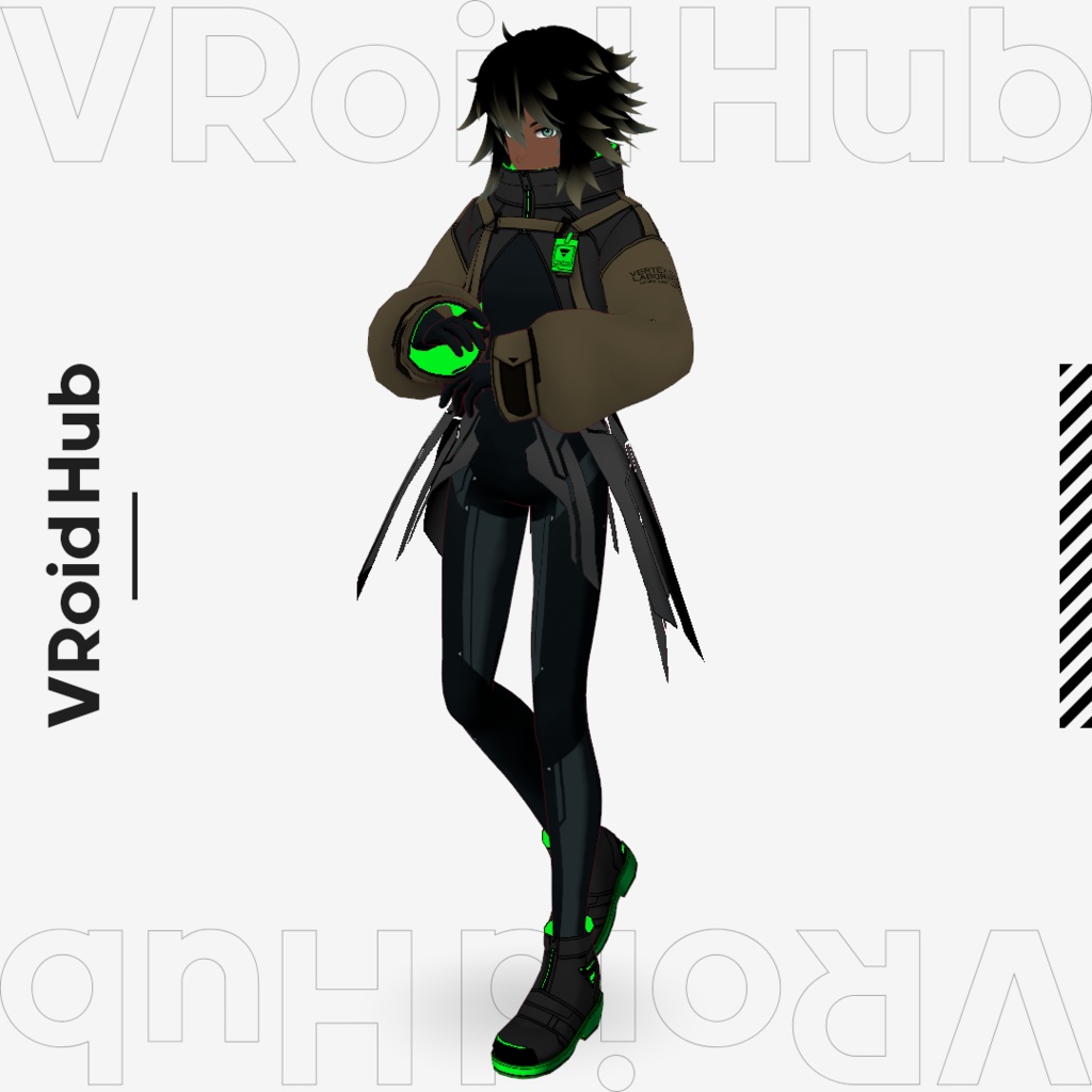 無料あり・便利なポーズライブラリ01・02(json/anim/vrma)cool and edgy/cute and feminine