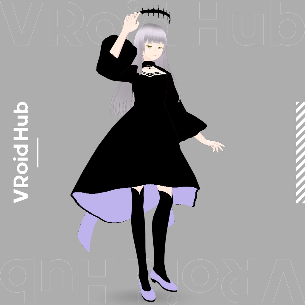 【期間限定無料/FREE】便利なポーズライブラリ03(json/anim/vrma)Halloween