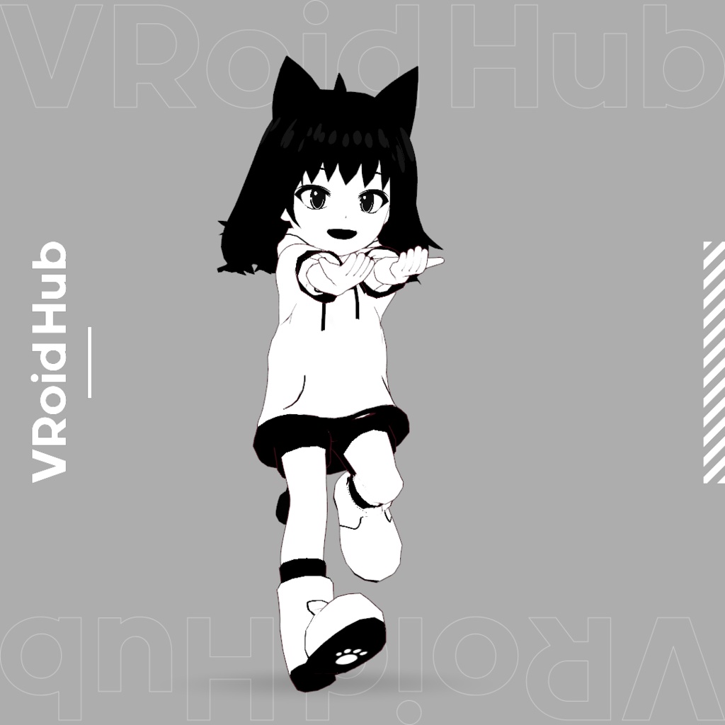 【期間限定無料/FREE】便利なポーズライブラリ03(json/anim/vrma)Halloween