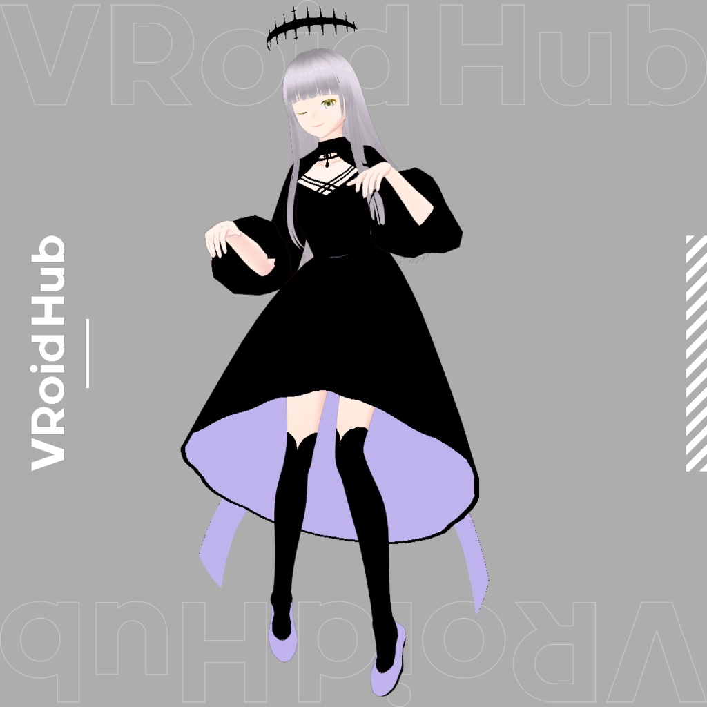 【期間限定無料/FREE】便利なポーズライブラリ03(json/anim/vrma)Halloween
