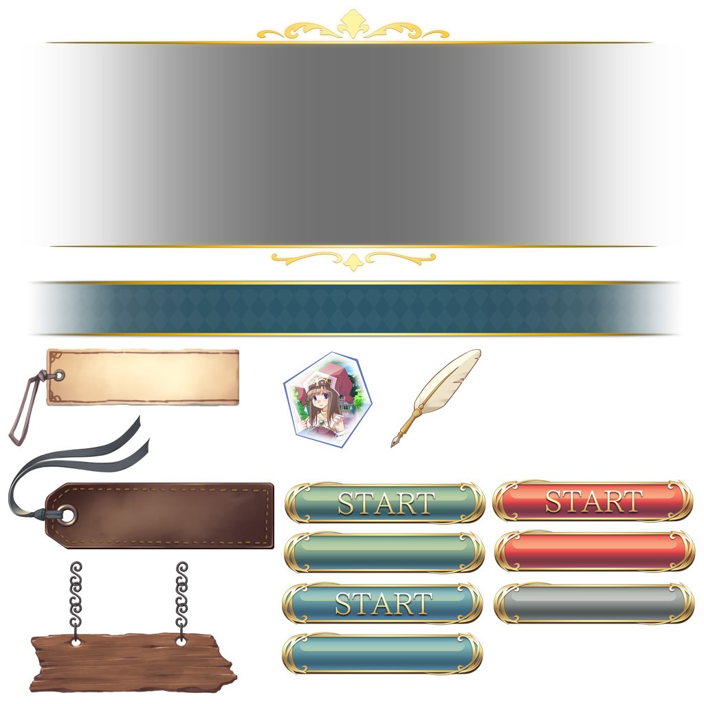 ファンタジーUI素材集