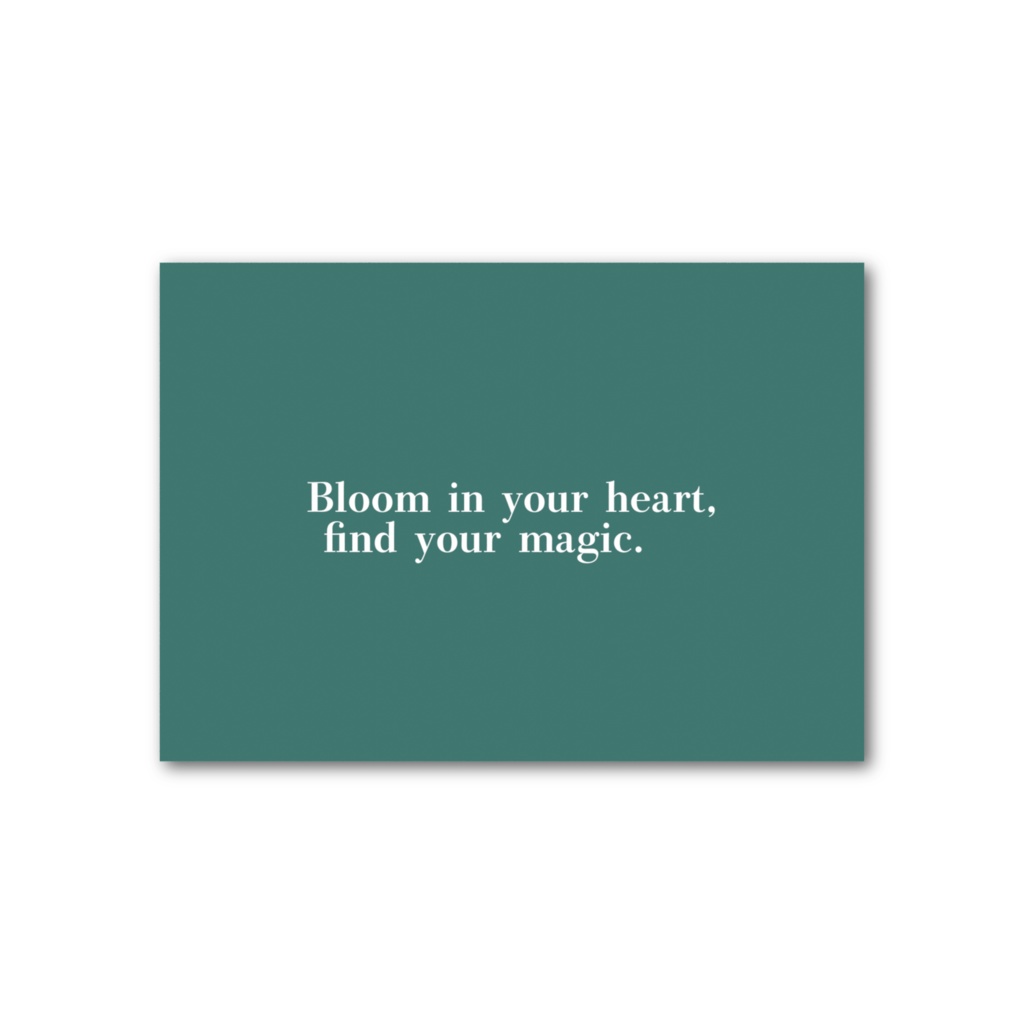 フォト風カード【着物と花】