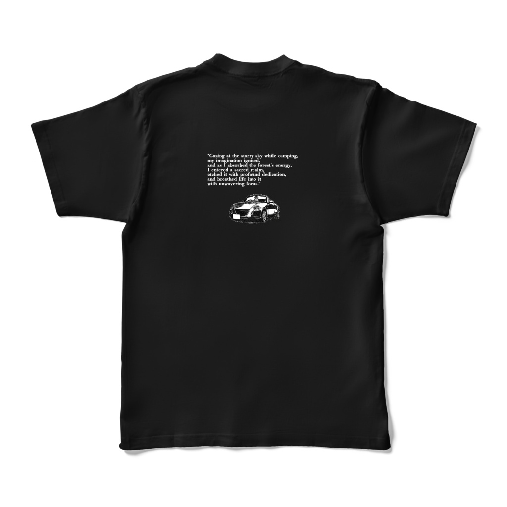 ブラックTシャツ【880ARTスタイル】
