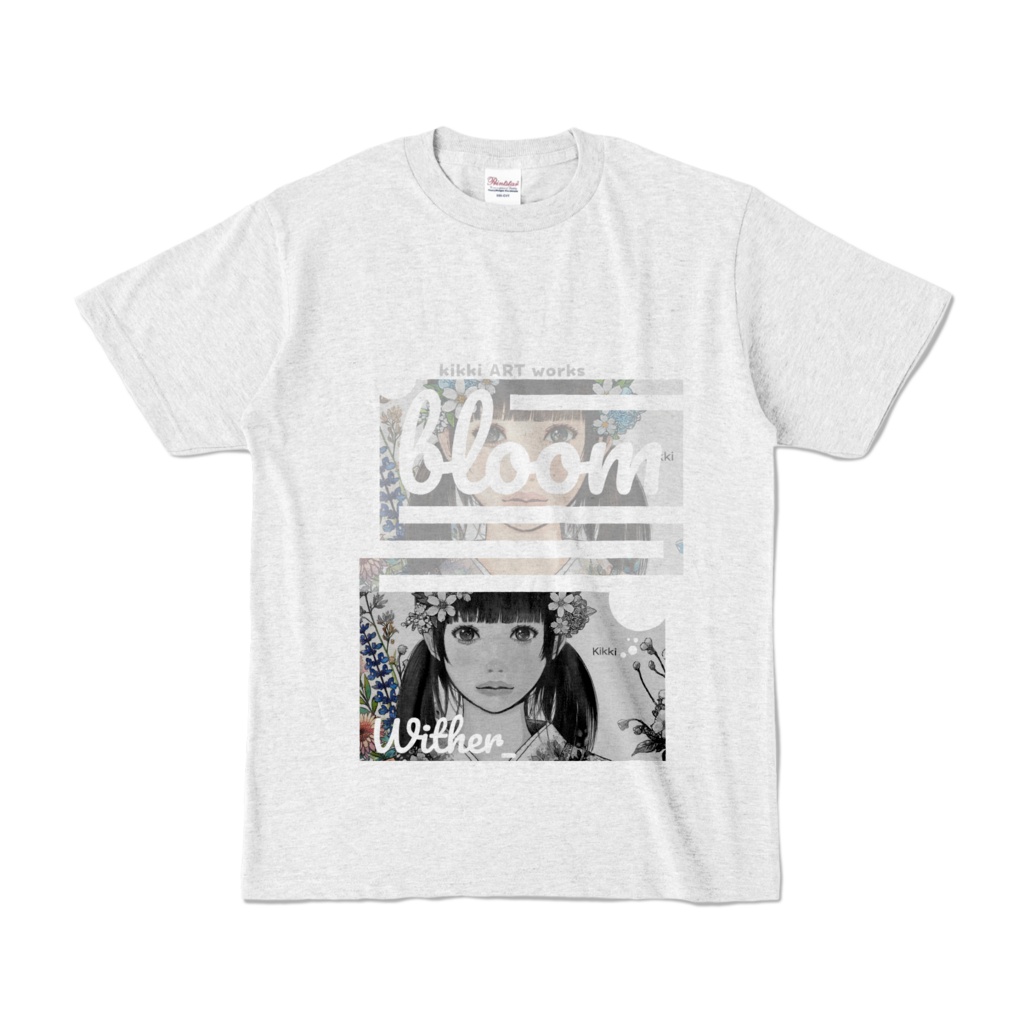 bloom/Wither 灰色Tシャツ