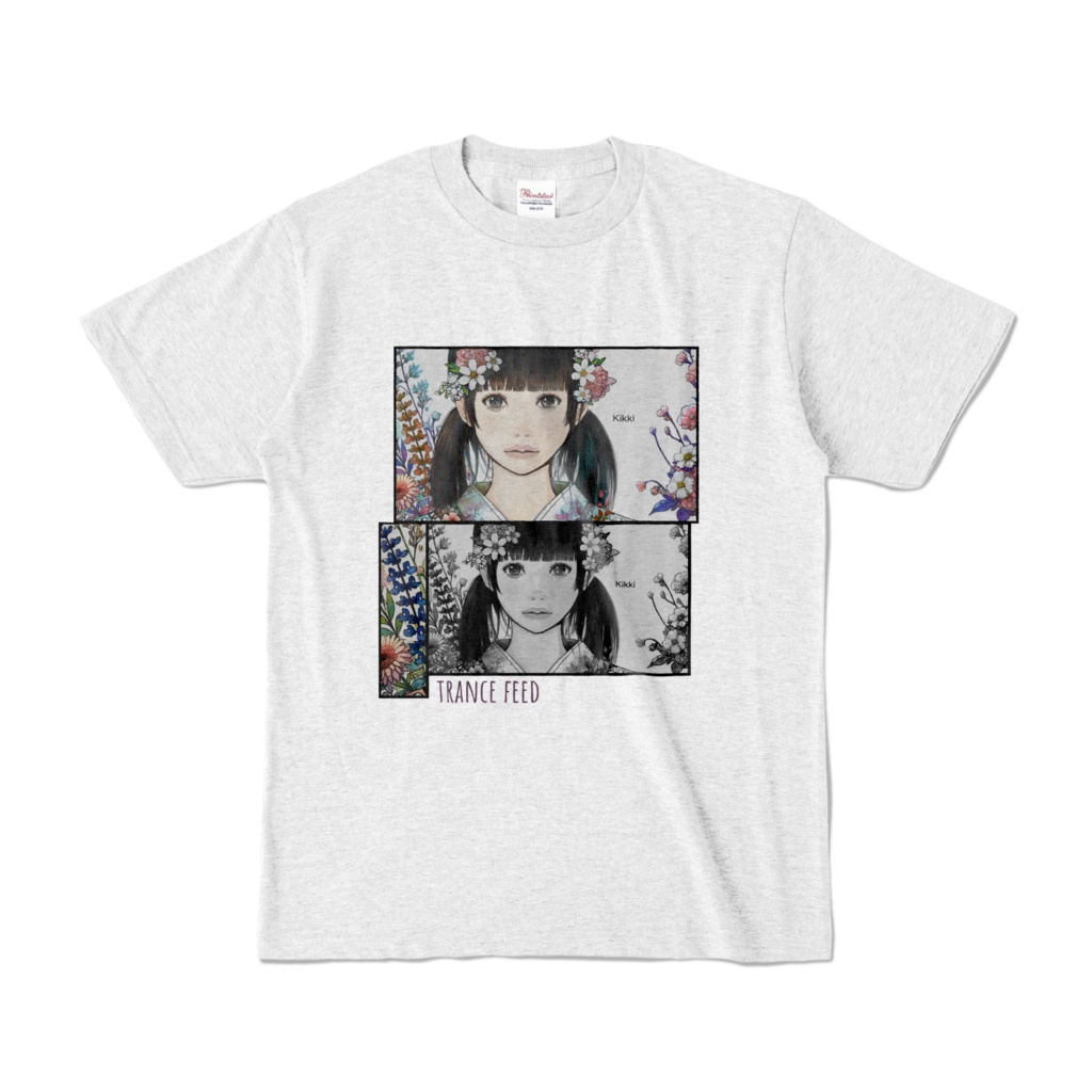 ギャラリーTシャツ　アッシュグレー