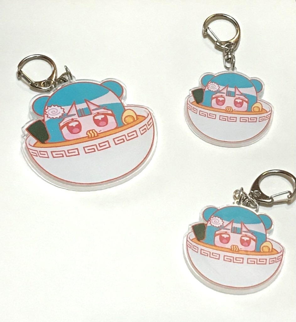 印ちゃん手作りアクリルキーホルダー🍥小