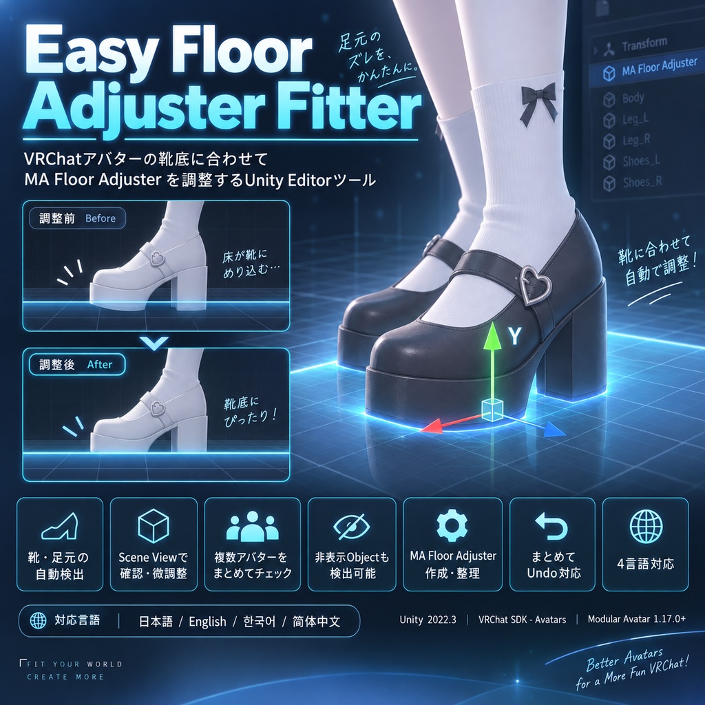 Easy Floor Adjuster Fitter