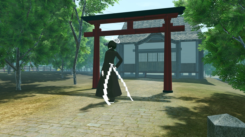【無料】オリジナル3Dモデル「佐竹ナギサ」【PC/Mobile】