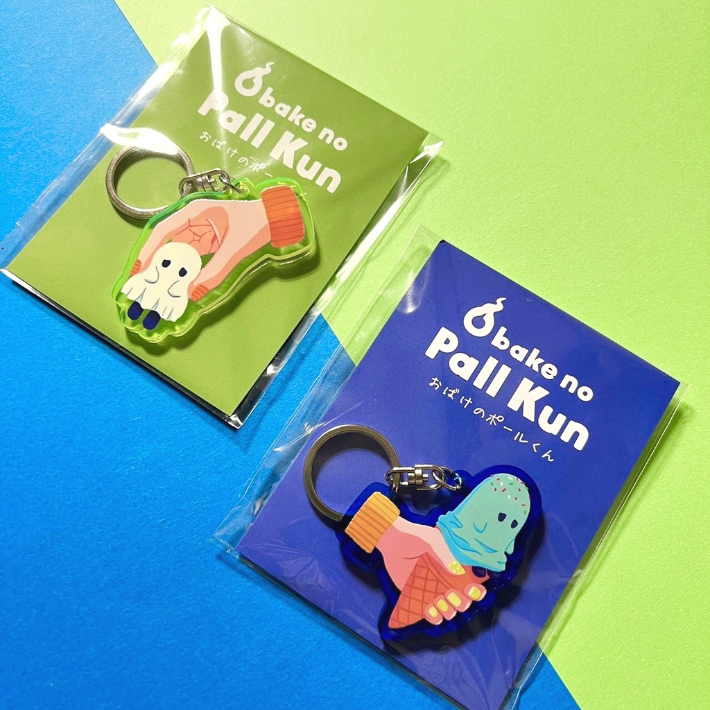 おばけのアクリルキーホルダー