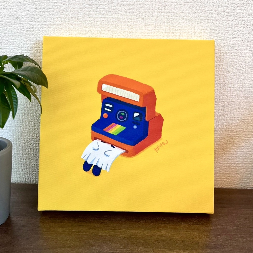 おばけのキャンバスプリント