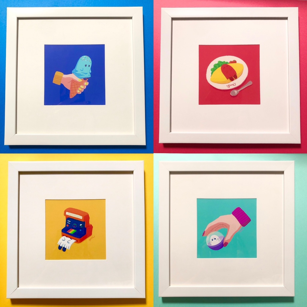 おばけのポストカード