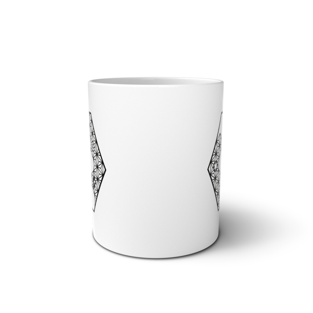 架空のカフェのロゴマグカップ