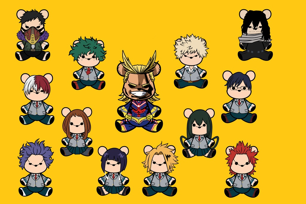 ヒロアカ アクリルキーホルダー