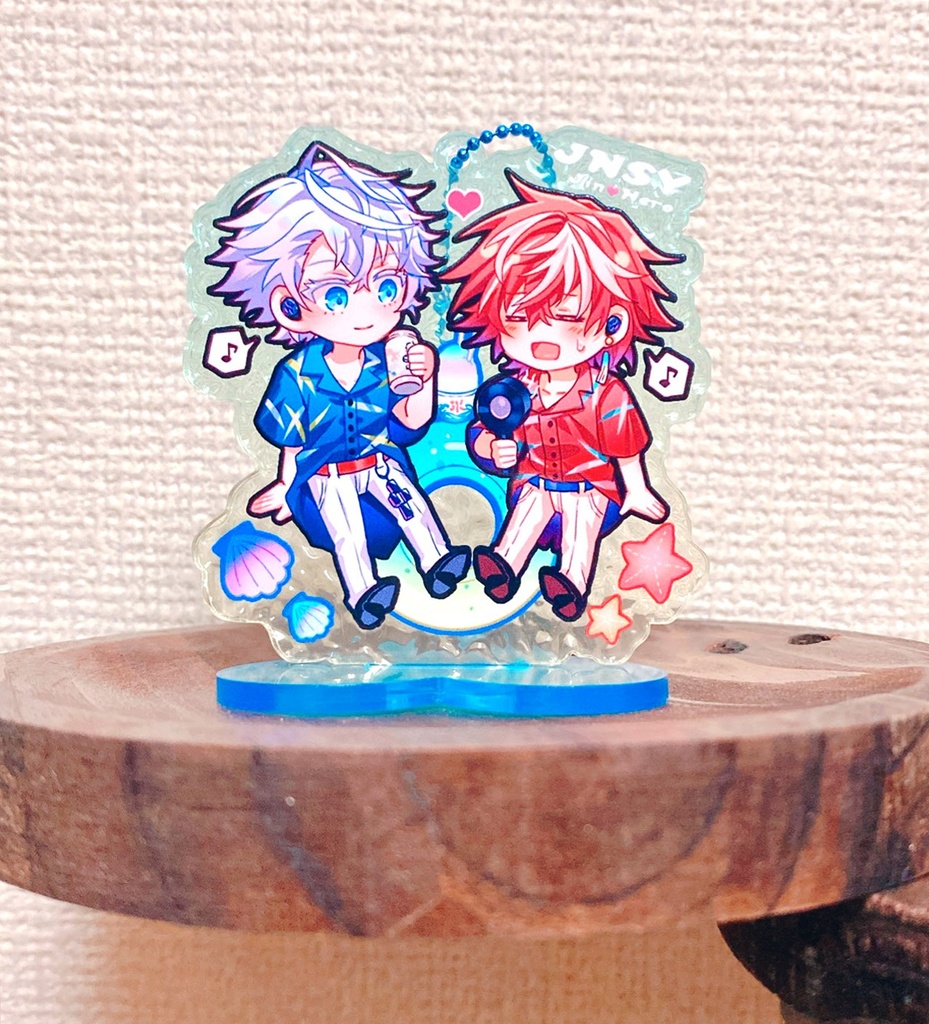 夏ジン主水面アクリルスタンドキーホルダー